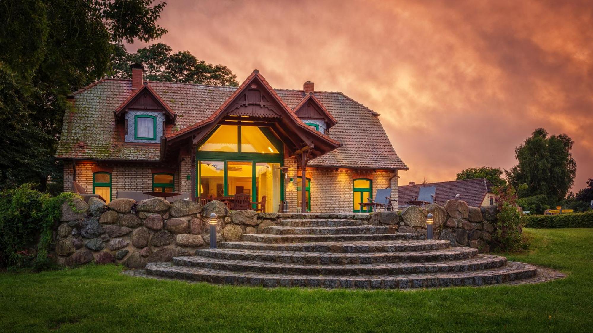 J1 Idyllisches Ferienhaus Mit Seeblick Villa Julchendorf Eksteriør billede