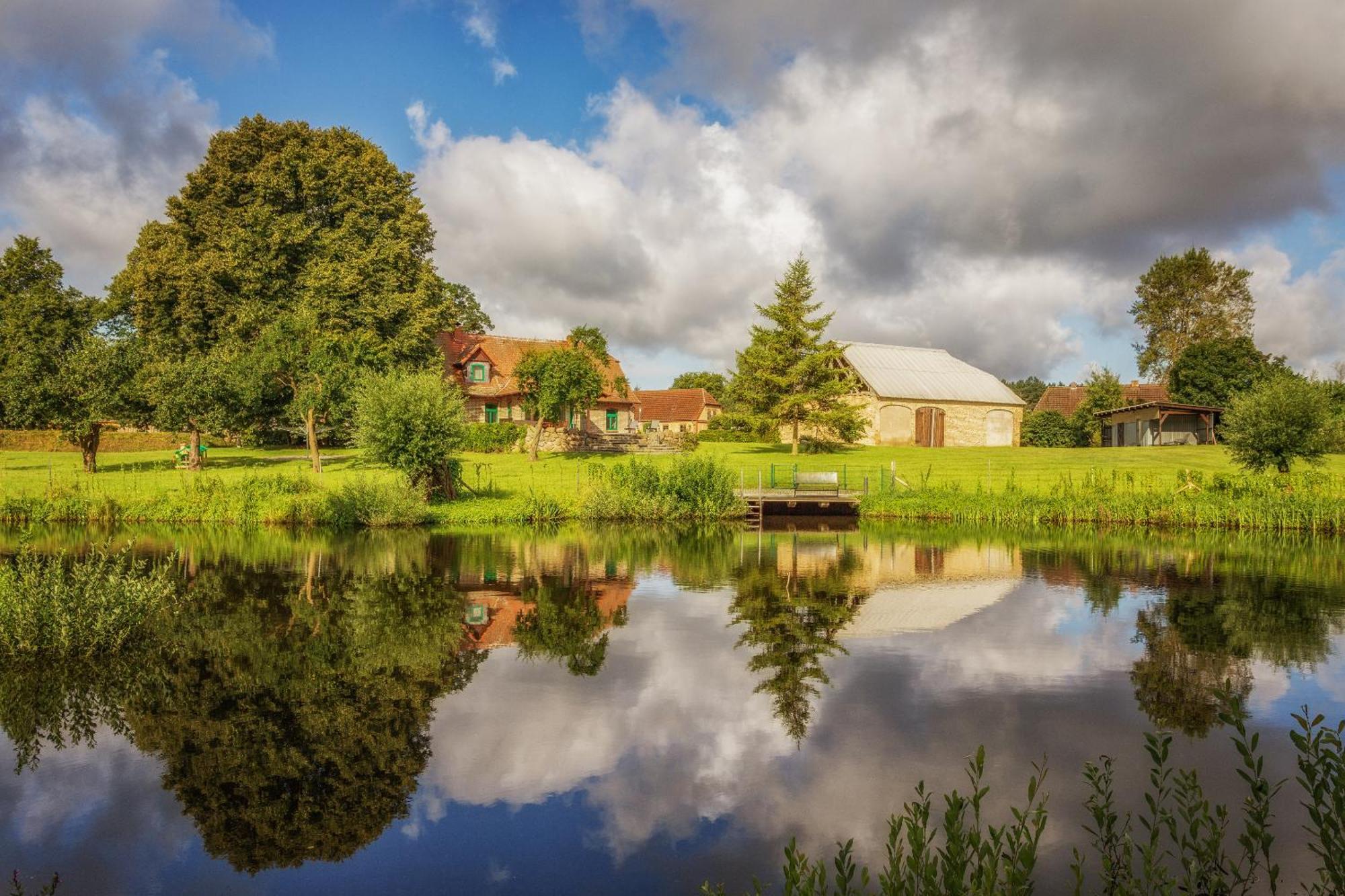 J1 Idyllisches Ferienhaus Mit Seeblick Villa Julchendorf Eksteriør billede